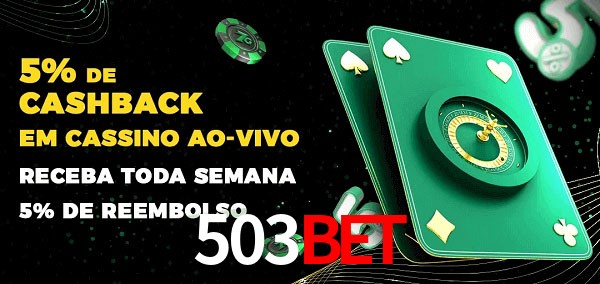 Promoções do cassino ao Vivo 503bet